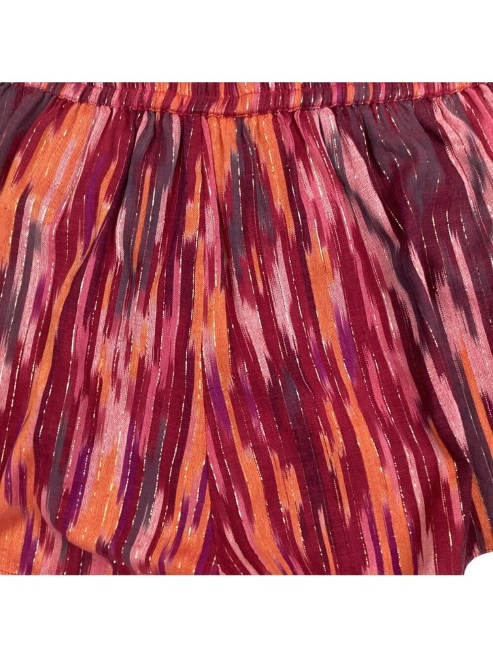 CALYPSO St. Barth 100% Cotton Striped Lined Shorts Womens Small - Like New - Picture 5 of 11